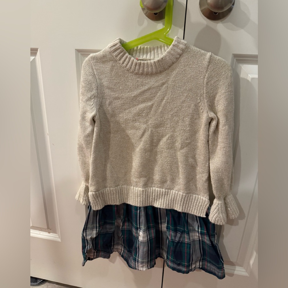 Mixed Material J Crew Kids Dress